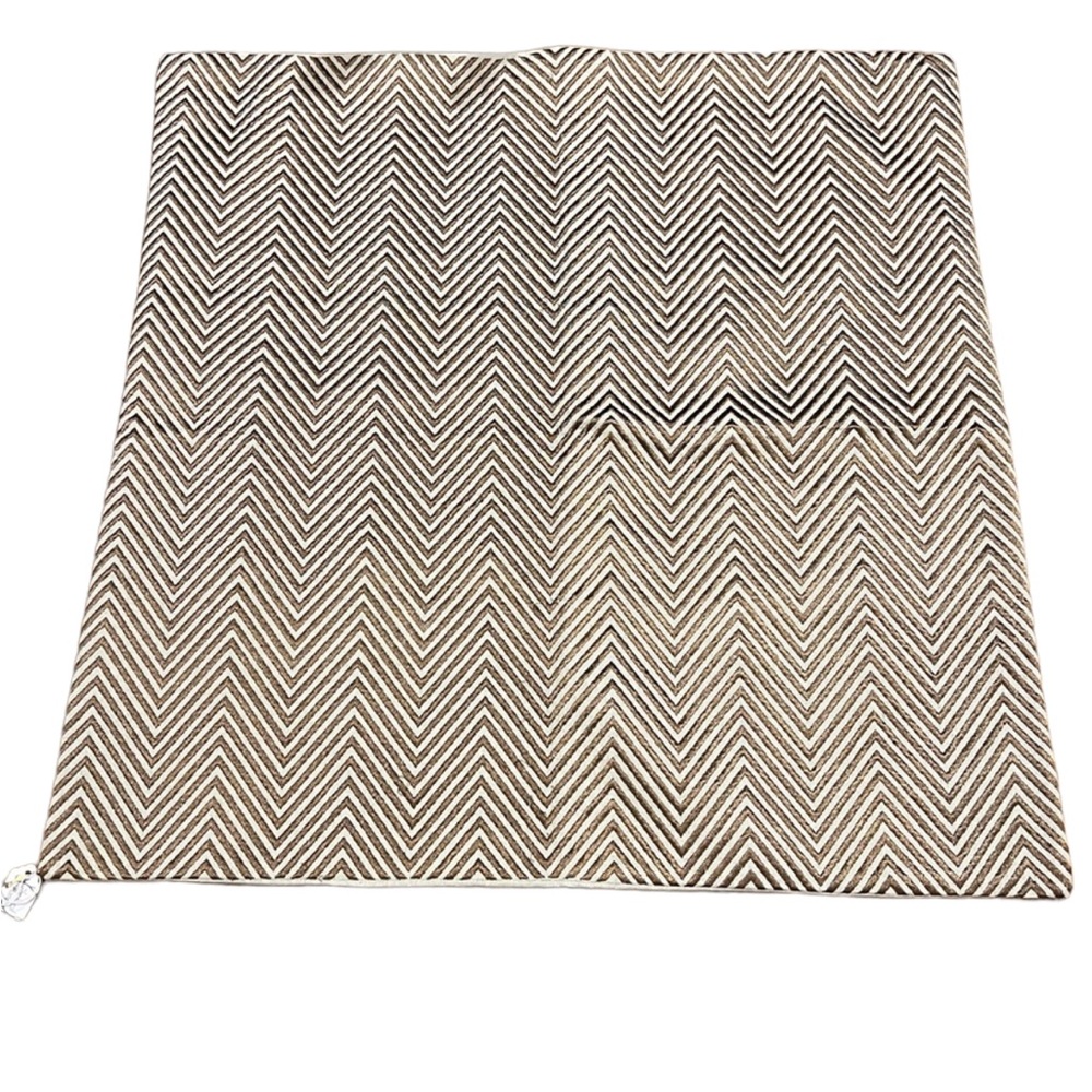 NWOT Loloi Brown Zigzag Pillow Sham - 22in.